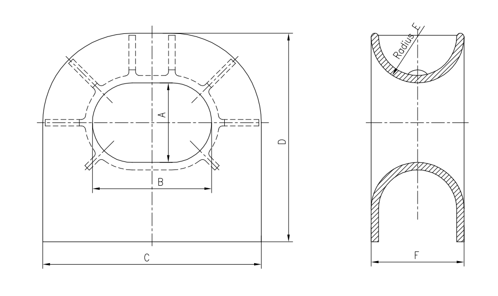 Gegoten stalen panamakanaalboord
