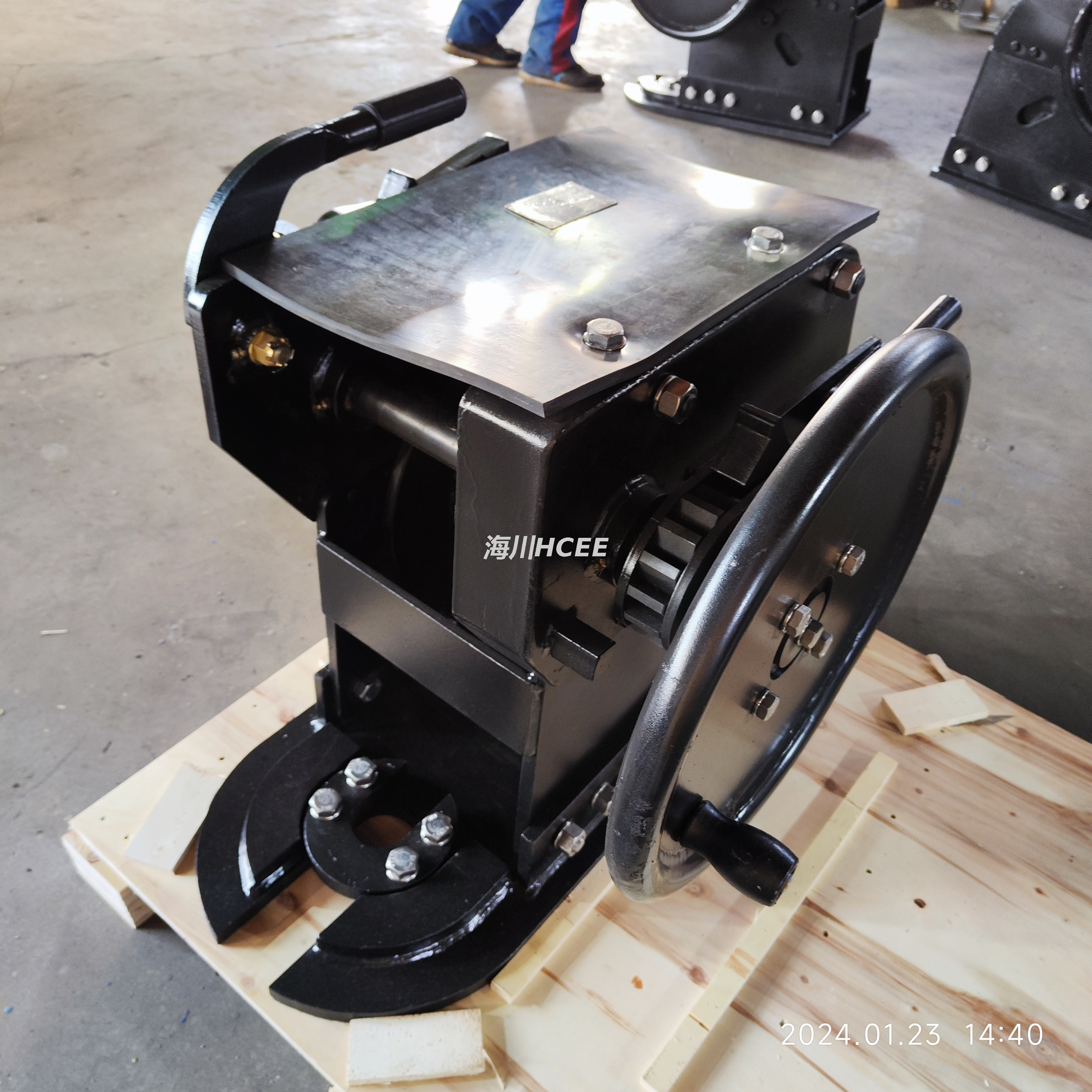 40 ton laag profiel D-ring mount lier