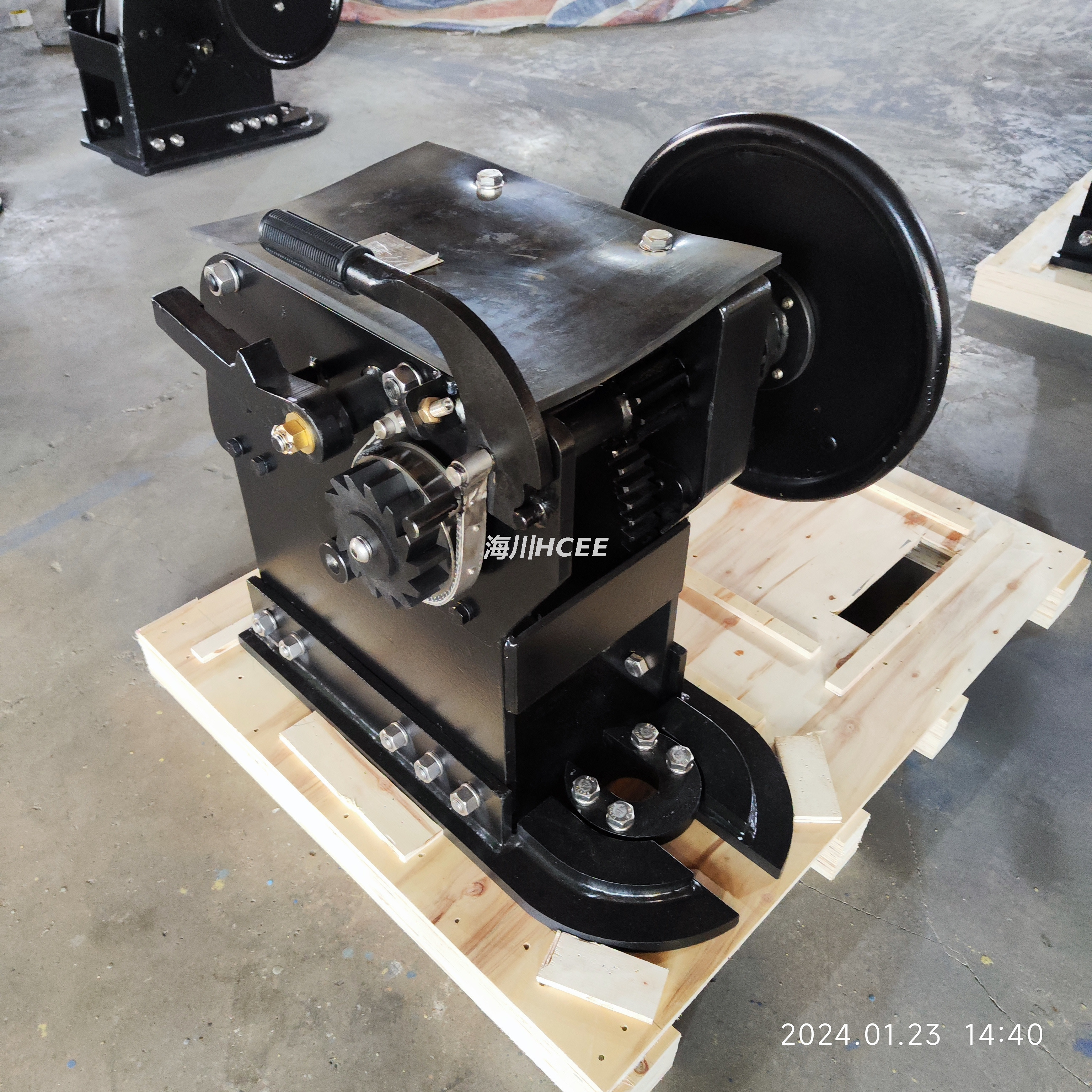 40 ton laag profiel D-ring mount lier