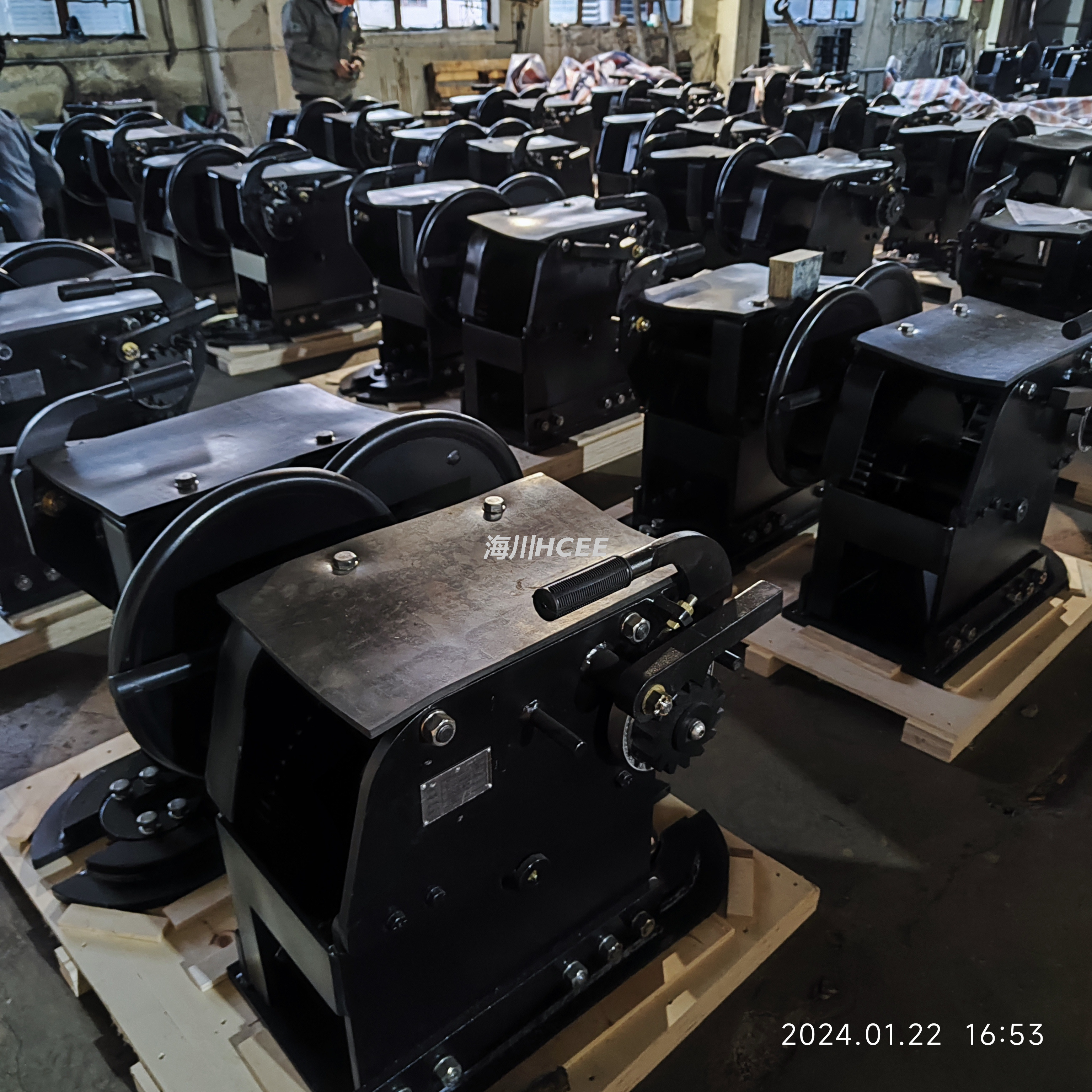 40 ton laag profiel D-ring mount lier